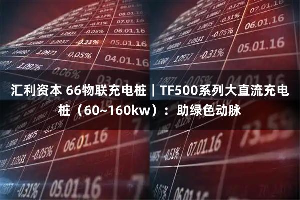汇利资本 66物联充电桩｜TF500系列大直流充电桩（60~160kw）：助绿色动脉