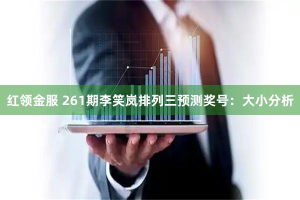 红领金服 261期李笑岚排列三预测奖号：大小分析